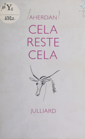 E-book, Cela reste cela : Avec 10 dessins de l'auteur, Julliard (réédition numérique FeniXX)