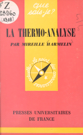 eBook, La thermo-analyse, Presses universitaires de France (réédition numérique FeniXX)