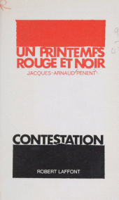 E-book, Un printemps rouge et noir, Robert Laffont (réédition numérique FeniXX)