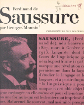 eBook, Saussure ou le structuralisme sans le savoir : Présentation, choix de textes, bibliographie, Seghers (réédition numérique FeniXX)