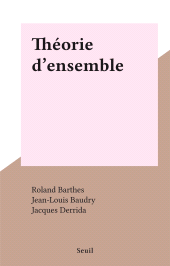 E-book, Théorie d'ensemble, Seuil (réédition numérique FeniXX)