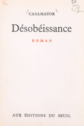 eBook, Désobéissance, Seuil (réédition numérique FeniXX)