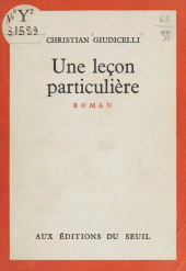 E-book, Une leçon particulière, Seuil (réédition numérique FeniXX)