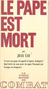E-book, Le Pape est mort, La Table Ronde (réédition numérique FeniXX)