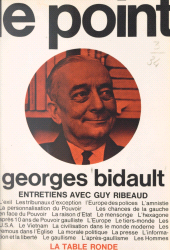 E-book, Le Point : Entretiens avec Guy Ribeaud, La Table Ronde (réédition numérique FeniXX)