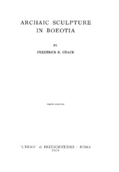 E-book, Archaic Sculpture in Boeotia, "L'Erma" di Bretschneider