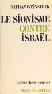 eBook, Le sionisme contre Israël, La Découverte (réédition numérique FeniXX)