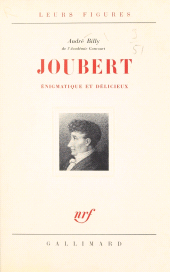 eBook, Joubert : Énigmatique et délicieux, Gallimard (réédition numérique FeniXX)