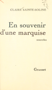E-book, En souvenir d'une marquise, Grasset (réédition numérique FeniXX)