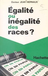 E-book, Égalité ou inégalité des races ?, Hachette (réédition numérique FeniXX)