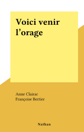 E-book, Voici venir l'orage, Nathan (réédition numérique FeniXX)