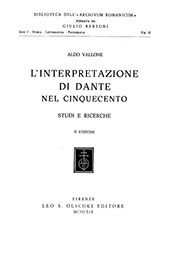 E-book, L'interpretazione di Dante nel Cinquecento : studi e ricerche, Vallone, Aldo, L.S. Olschki