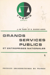 E-book, Grands services publics et entreprises nationales (1), Presses universitaires de France (réédition numérique FeniXX)