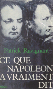 E-book, Ce que Napoléon a vraiment dit, Stock (réédition numérique FeniXX)