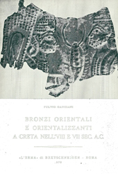 eBook, Bronzi orientali e orientalizzanti a Creta nell'VIII e VII sec. a.c., "L'Erma" di Bretschneider