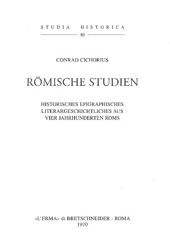 E-book, Römische Studien : Historisches Epigraphisches Literargeschichtliches aus vier Jahrhunderten Roms, "L'Erma" di Bretschneider
