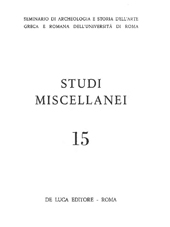 Fascículo, Studi miscellanei : 15, 1970, "L'Erma" di Bretschneider