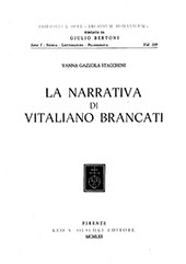 E-book, La narrativa di Vitaliano Brancati, Leo S. Olschki editore