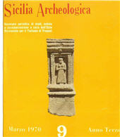 Fascicule, Sicilia archeologica : III, 9, 1970, "L'Erma" di Bretschneider