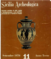 Fascicule, Sicilia archeologica : III, 11, 1970, "L'Erma" di Bretschneider
