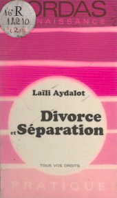E-book, Divorce et séparation, Bordas (réédition numérique FeniXX)