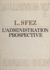 E-book, L'administration prospective, Armand Colin (réédition numérique FeniXX)