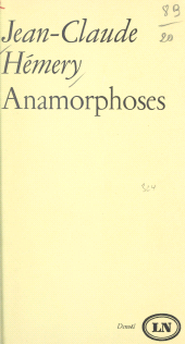 E-book, Anamorphoses, Denoël (réédition numérique FeniXX)