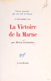 E-book, La victoire de la Marne, 9 septembre 1914, Gallimard (réédition numérique FeniXX)