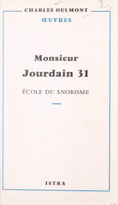 E-book, Monsieur Jourdain 31 : École du snobisme, Istra (réédition numérique FeniXX)