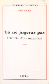 E-book, Tu ne jugeras pas : Carnets d'un magistrat, Istra (réédition numérique FeniXX)