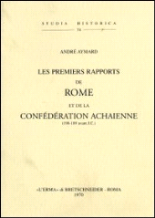 E-book, Les premiers rapports de Rome et de la confédération achaïenne (198-189 a. J. C.), "L'Erma" di Bretschneider