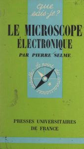 E-book, Le microscope électronique, Presses universitaires de France (réédition numérique FeniXX)