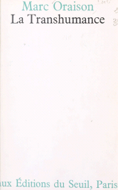 E-book, La transhumance, Seuil (réédition numérique FeniXX)