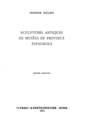 E-book, Sculptures antiques de Musées de provinces espagnols, "L'Erma" di Bretschneider