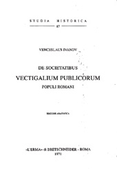 E-book, De societatibus vectigalium publicorum : populi romani, "L'Erma" di Bretschneider