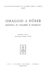 E-book, Omaggio a Dürer : mostra di stampe e disegni, L.S. Olschki