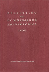 Fascículo, Bullettino della commissione archeologica comunale di Roma : LXXXII, 1970/1971, "L'Erma" di Bretschneider