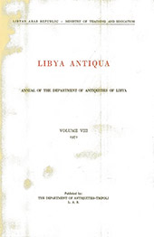 Fascículo, Libya antiqua : Annual of the Department of Archaeology of Libya : new series : VIII, 1971, "L'Erma" di Bretschneider