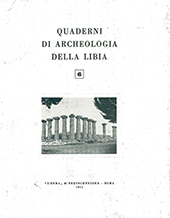 Fascicolo, Quaderni di archeologia della Libya : 6, 1971, "L'Erma" di Bretschneider