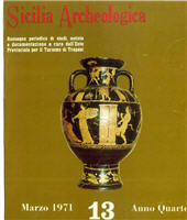 Fascicule, Sicilia archeologica : IV, 13, 1971, "L'Erma" di Bretschneider