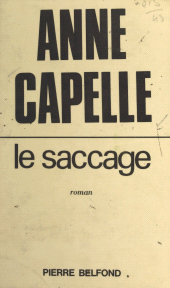 eBook, Le saccage, Belfond (réédition numérique FeniXX)