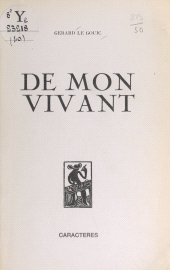 E-book, De mon vivant, Caractères (réédition numérique FeniXX)