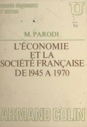 E-book, L'économie et la société française de 1945 à 1970, Armand Colin (réédition numérique FeniXX)