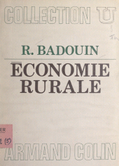 E-book, Économie rurale, Armand Colin (réédition numérique FeniXX)