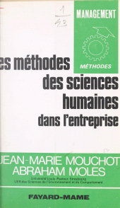 E-book, Les méthodes des sciences humaines dans l'entreprise, Fayard (réédition numérique FeniXX)