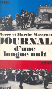 E-book, Journal d'une longue nuit : Carnet de route de deux Français moyens, 1939-1944, Fayard (réédition numérique FeniXX)