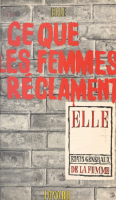 E-book, Ce que les femmes réclament, Fayard (réédition numérique FeniXX)