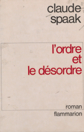 E-book, L'ordre et le désordre, Flammarion (réédition numérique FeniXX)