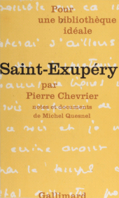 E-book, Saint-Exupéry, Gallimard (réédition numérique FeniXX)