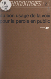 E-book, Du bon usage de la voix pour la parole en public, Hatier (réédition numérique FeniXX)